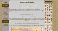 Desktop Screenshot of lenormand1.com